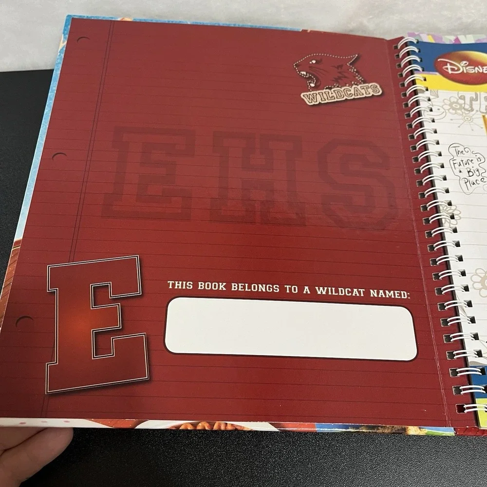 High School Musical COOKBOOK Awesome Eats East High 2008 1st Edition Spiral Book